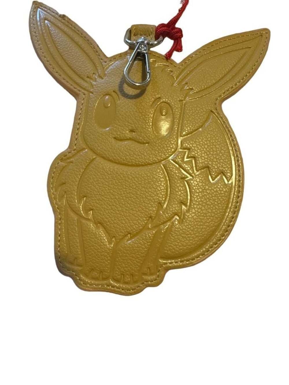 Pokemon Eevee Bag Charm Size 5.75 in x 8 in Brown Faux Leather